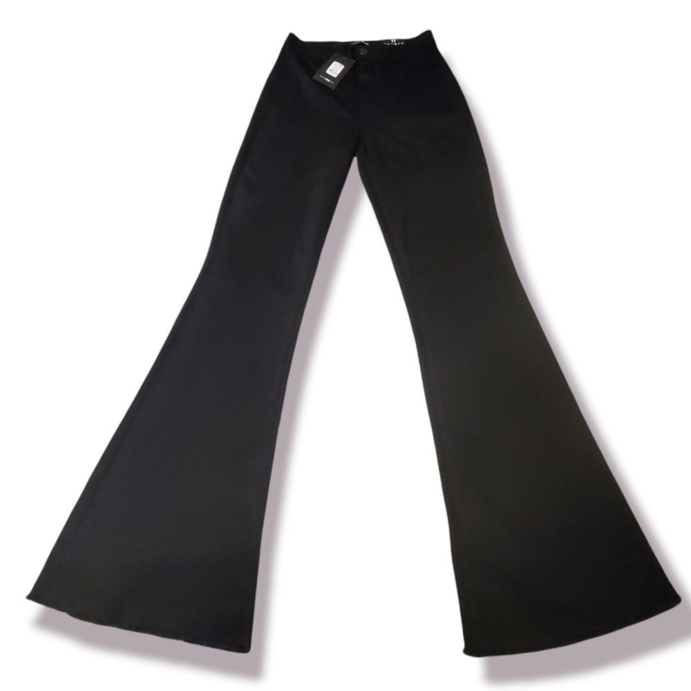 Nwt Fashion Nova Valentina High-Rise Flair Black Jeans - Picture 11 of 11